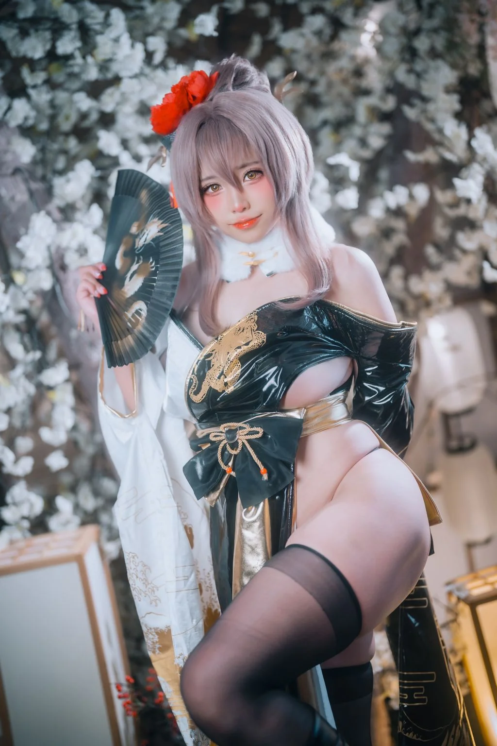 [DJAWA Photo] YuRa Nikke Noir Black Rabbit 102P 第5张（YuRa）