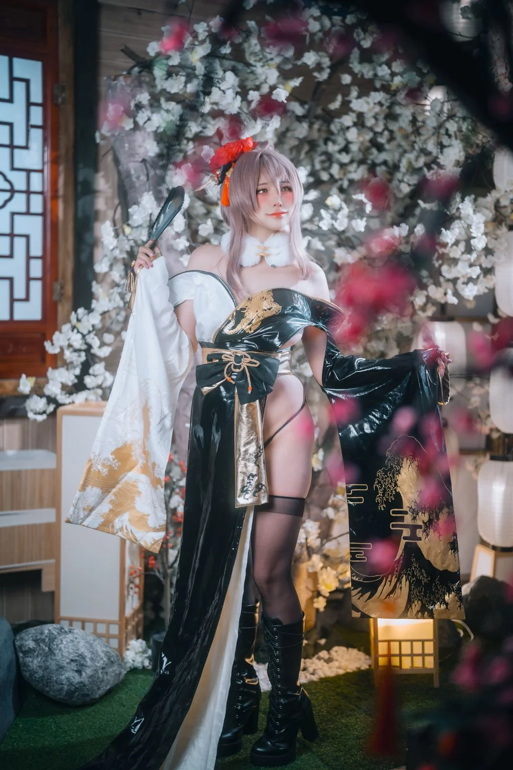 [DJAWA Photo] YuRa Nikke Noir Black Rabbit 102P 第6张（YuRa）