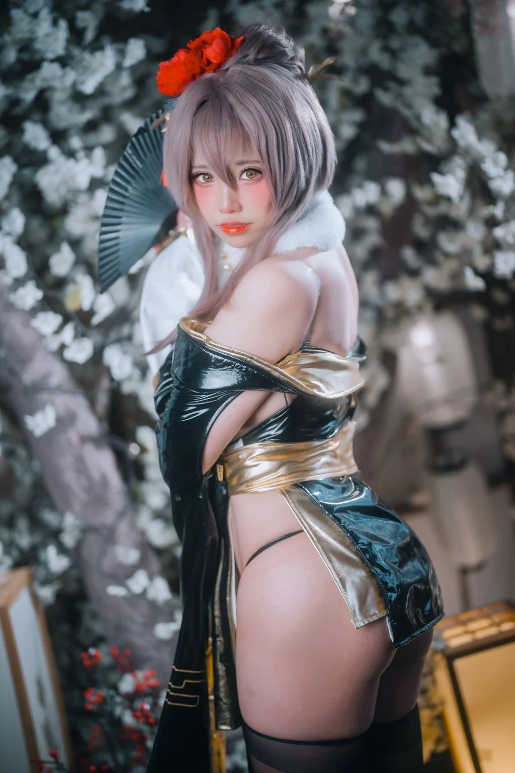 [DJAWA Photo] YuRa Nikke Noir Black Rabbit 102P 第9张（YuRa）