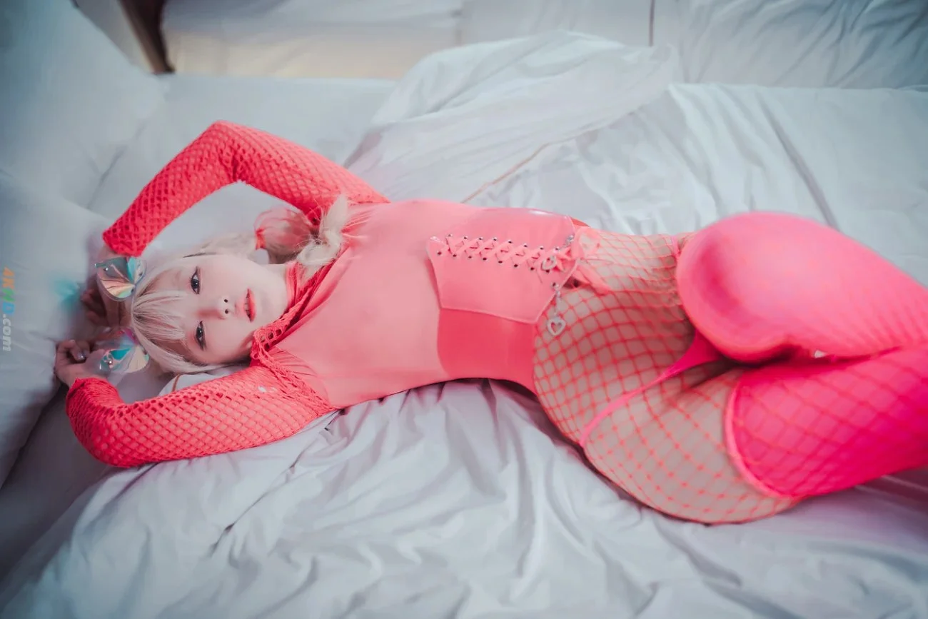 [DJAWA] Hanari(하나리) DJAWA Photo Hanari (하나리) Sheer Pink Cat Girl 第54张（Hanari(하나리)）
