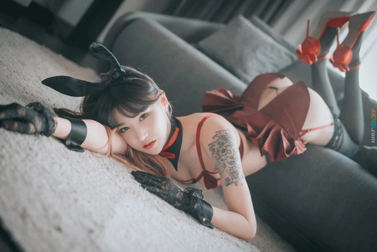 [DJAWA] Taeri Red Velvet Bunny Girl 20P 第58张（Taeri Red Velvet Bunny Girl）