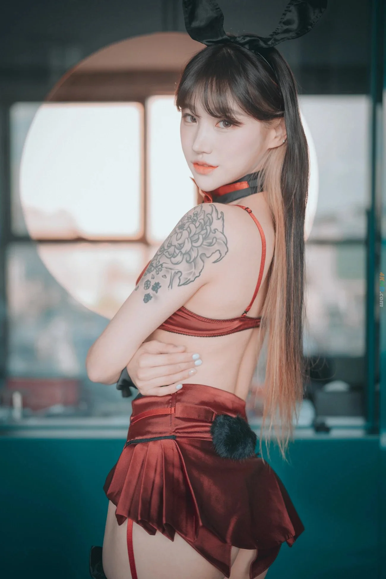 [DJAWA] Taeri Red Velvet Bunny Girl 20P 第68张（Taeri Red Velvet Bunny Girl）