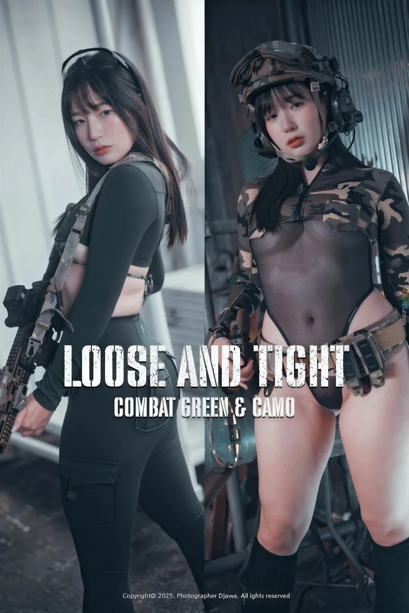 [DJAWA] Pia (피아)  Loose and Tight Combat Green & Camo 20P