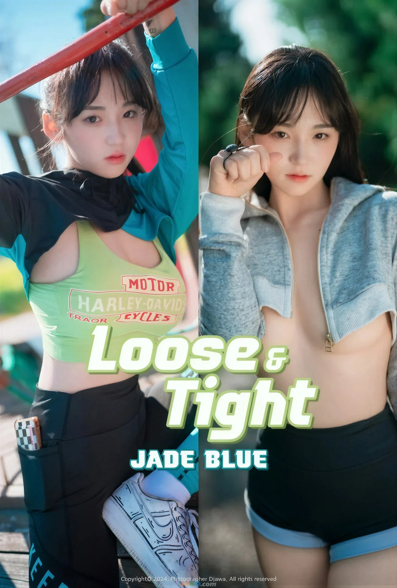 [DJAWA] HENDOONG (혠둥이) Loose and Tight Jade Blue 20P
