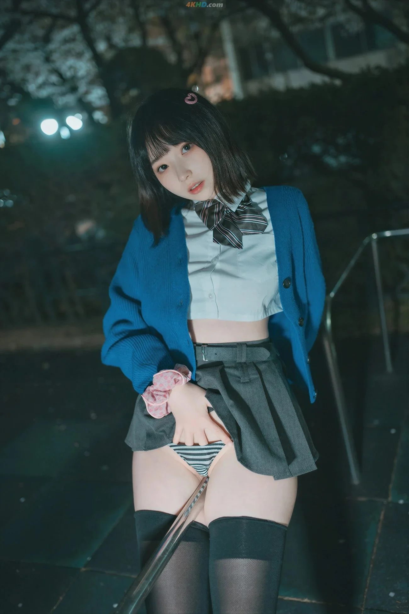 [DJAWA] Bambi밤비 DJAWA Photo Midnight Cherry Blossom 20P 第12张（Bambi밤비 DJAWA Photo Midnight Cherry Blossom）