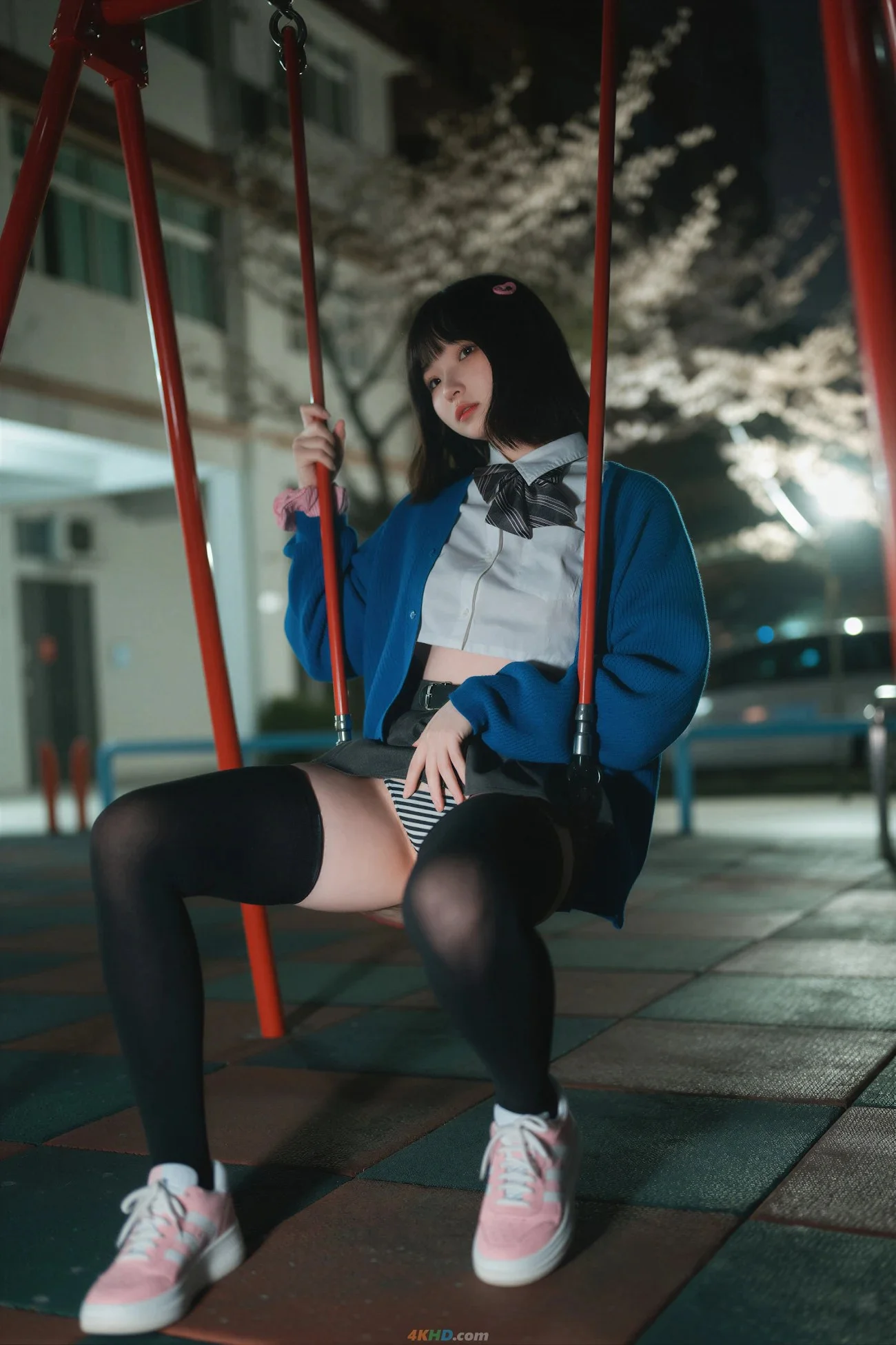 [DJAWA] Bambi밤비 DJAWA Photo Midnight Cherry Blossom 20P 第15张（Bambi밤비 DJAWA Photo Midnight Cherry Blossom）