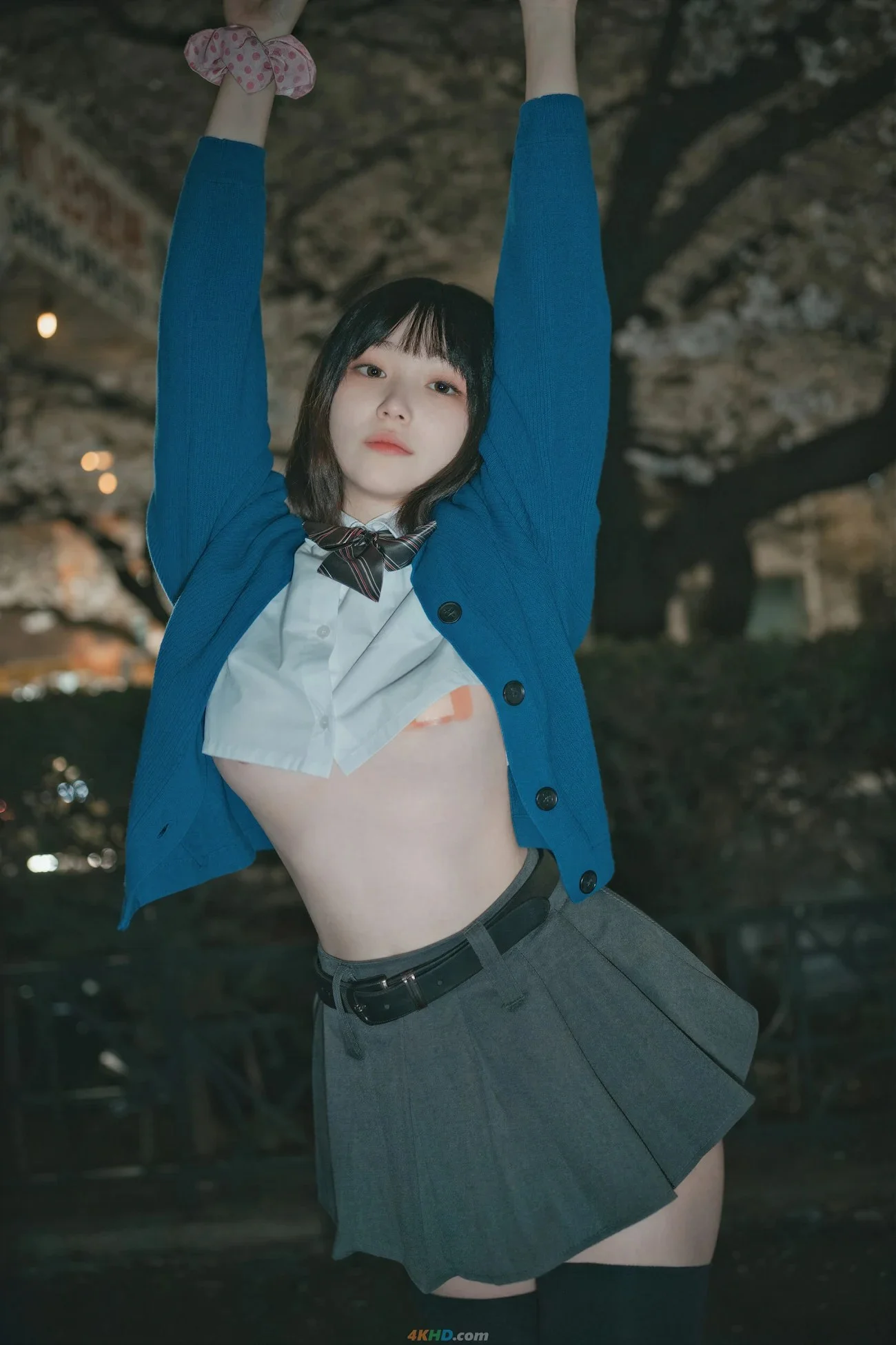 [DJAWA] Bambi밤비 DJAWA Photo Midnight Cherry Blossom 20P 第6张（Bambi밤비 DJAWA Photo Midnight Cherry Blossom）