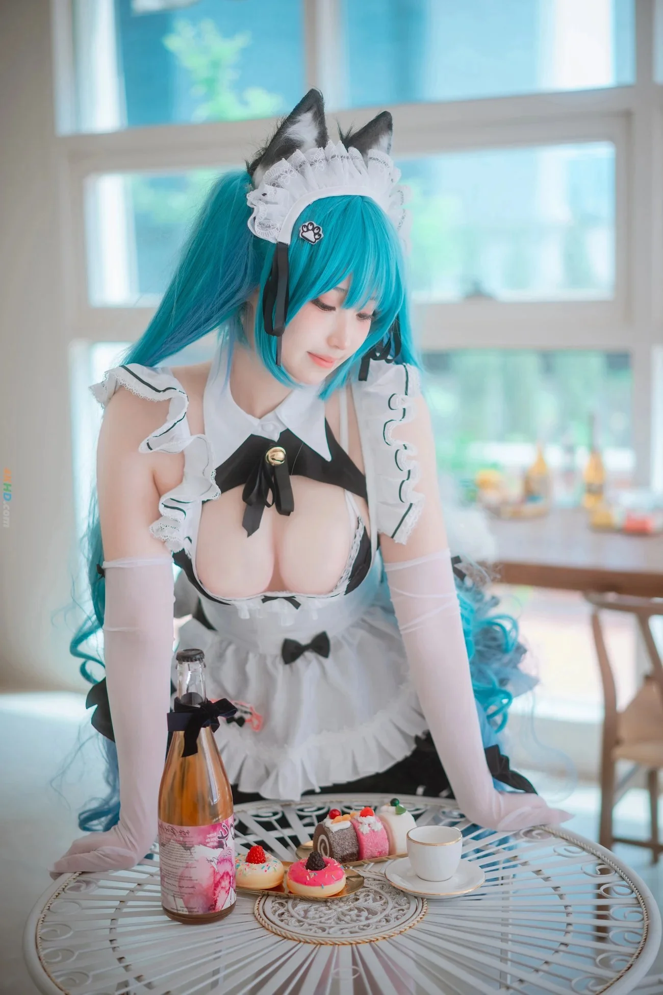 [DJAWA] Bambi밤비 DJAWA Photo Nikke Privaty Unkind Maid 20P 第6张（Bambi밤비 DJAWA Photo Nikke Privaty Unkind Maid）