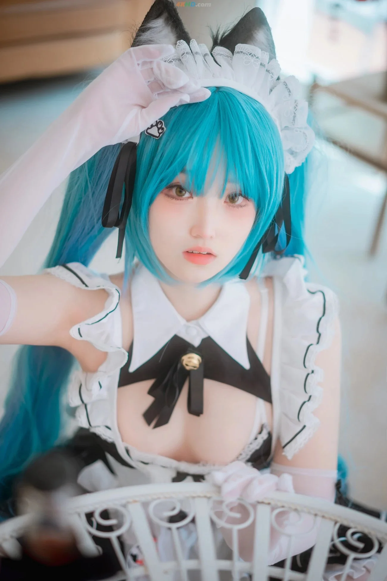[DJAWA] Bambi밤비 DJAWA Photo Nikke Privaty Unkind Maid 20P 第9张（Bambi밤비 DJAWA Photo Nikke Privaty Unkind Maid）
