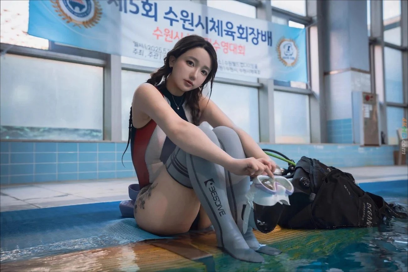 [DJAWA] YeEun Swimming Lessons Underwater 20P 第19张（YeEun Swimming Lessons Underwater）