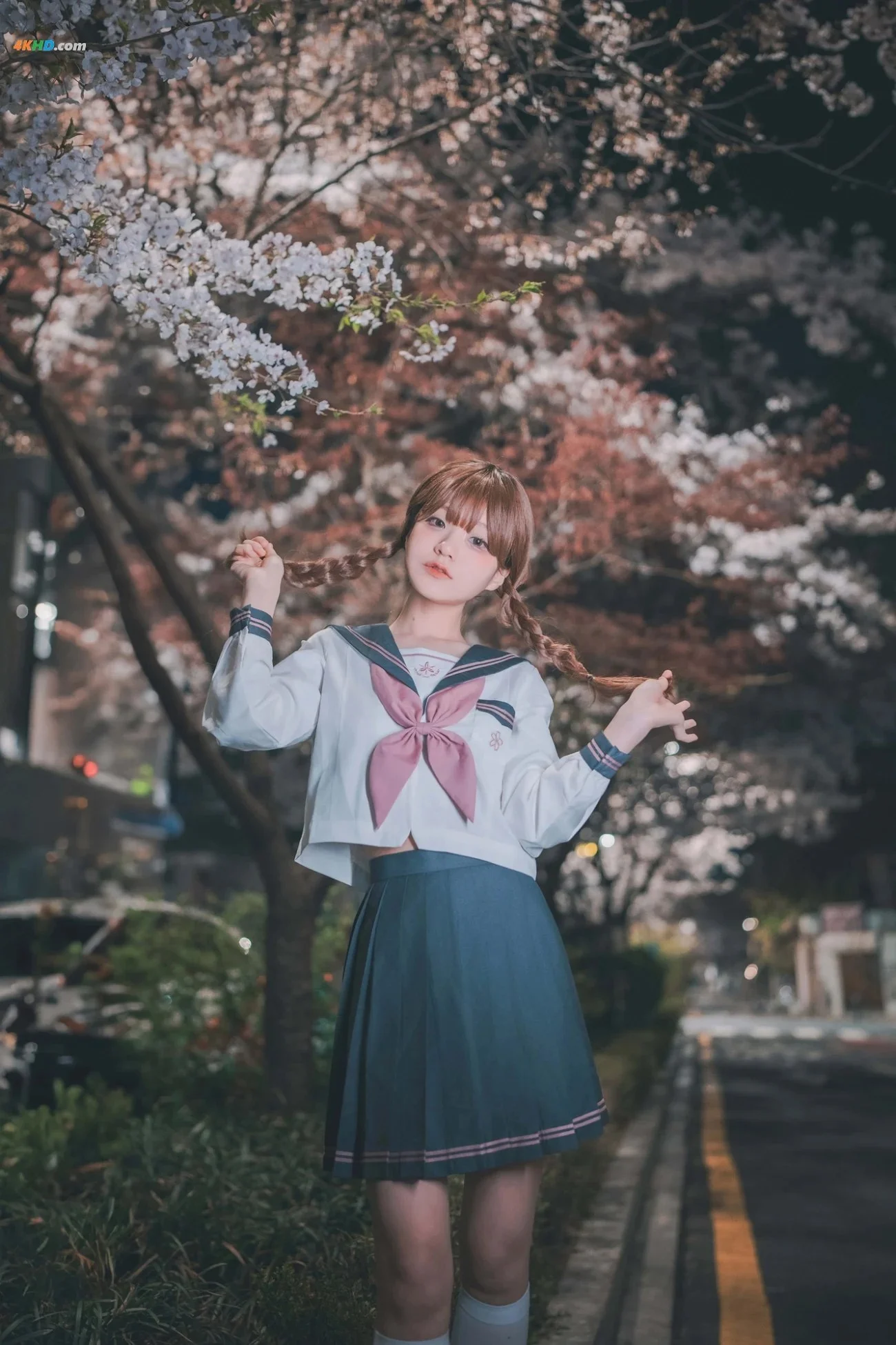 [DJAWA] Jenny (정제니)  DJAWA Phot Hatsukoi Yozakura 20P 第45张（Jenny (정제니)）