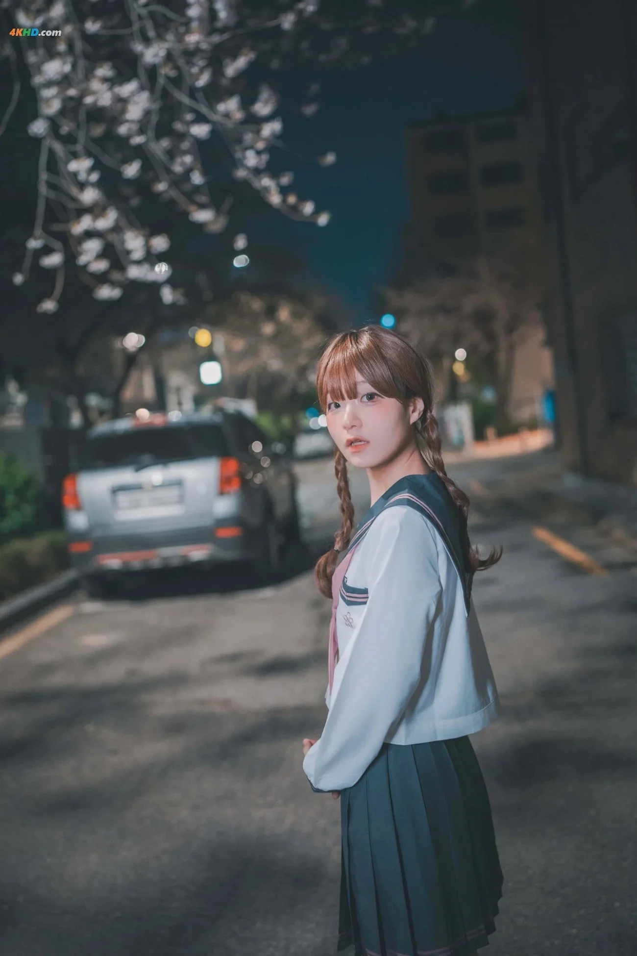 [DJAWA] Jenny (정제니)  DJAWA Phot Hatsukoi Yozakura 20P 第4张（Jenny (정제니)）