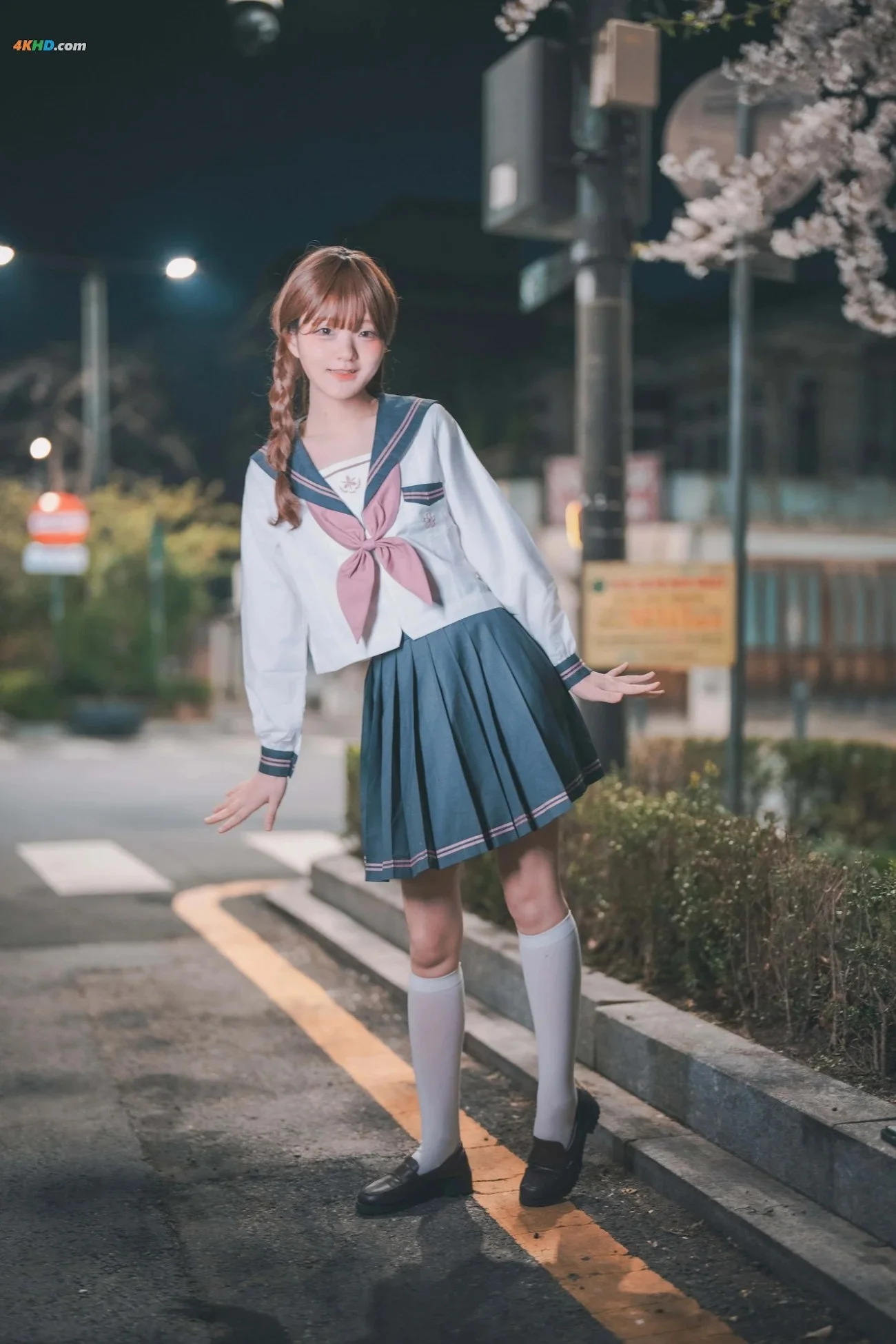 [DJAWA] Jenny (정제니)  DJAWA Phot Hatsukoi Yozakura 20P 第60张（Jenny (정제니)）