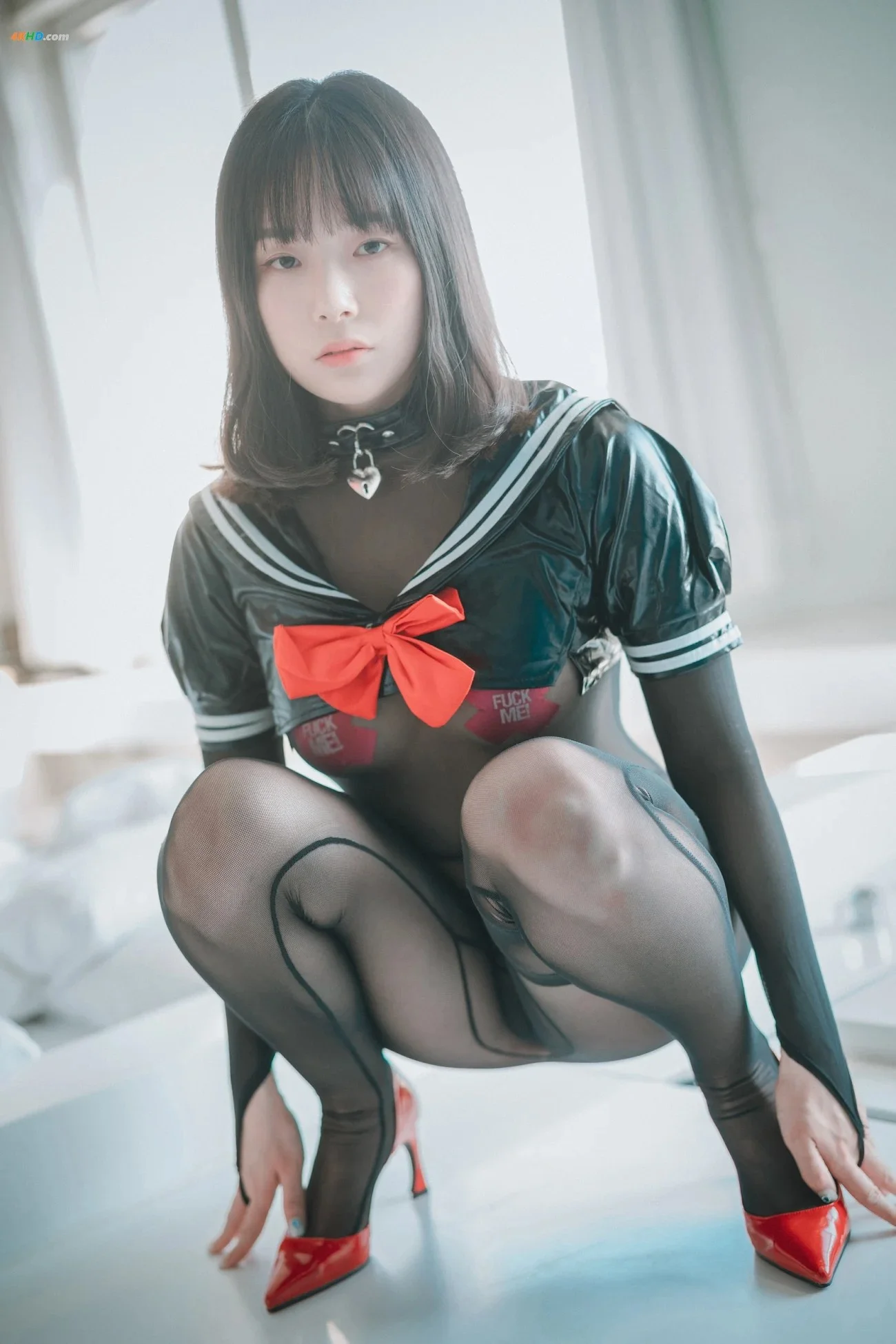 [DJAWA] Leather Black Schoolgirl 20P 第17张（Leather Black Schoolgirl）