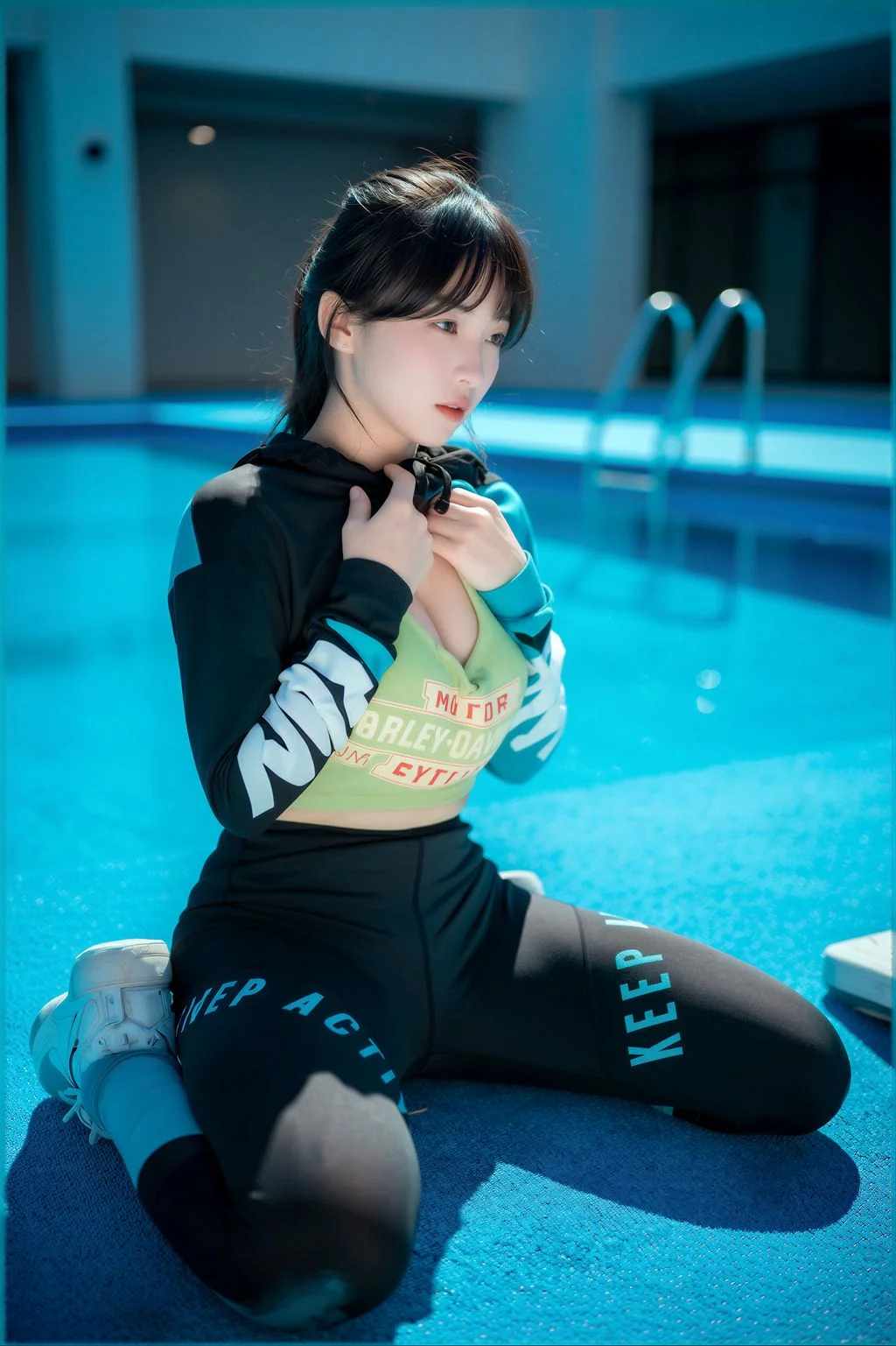 [DJAWA Photo] HENDOONG (혠둥이) Loose and Tight Jade Blue 50P 第12张（HENDOONG (혠둥이)）
