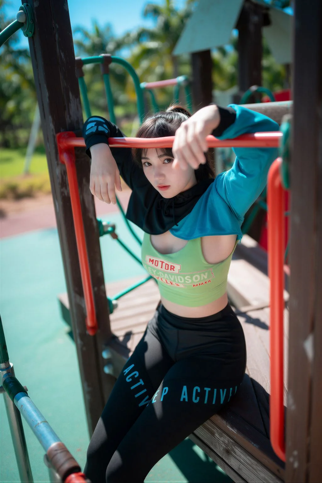 [DJAWA Photo] HENDOONG (혠둥이) Loose and Tight Jade Blue 50P 第15张（HENDOONG (혠둥이)）