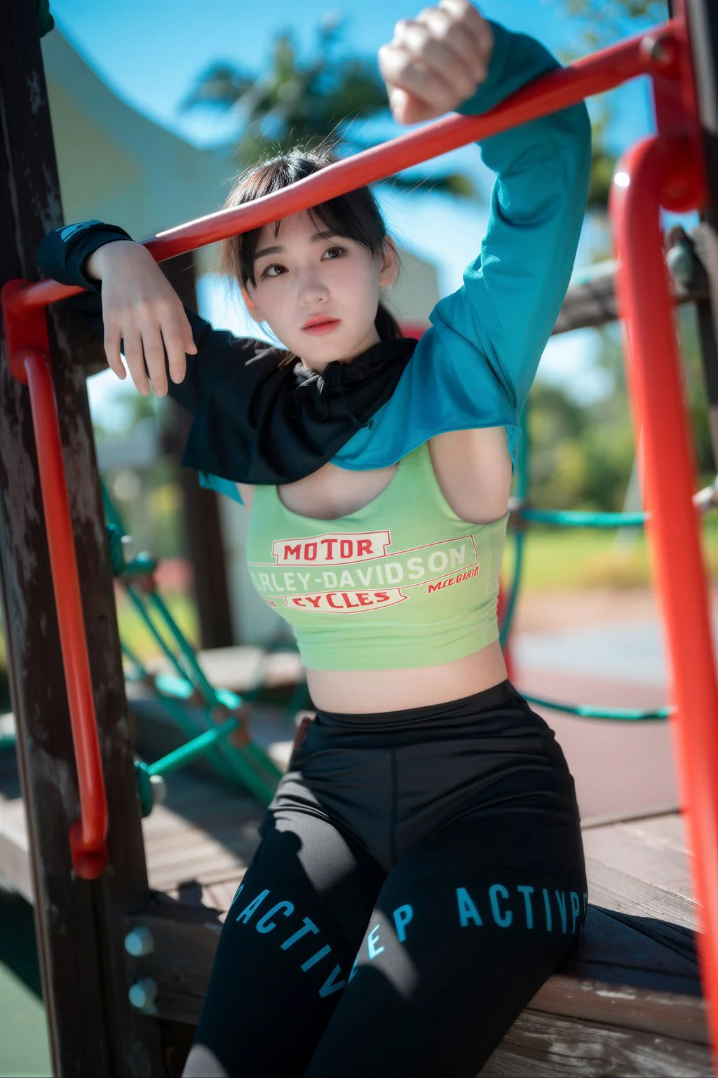 [DJAWA Photo] HENDOONG (혠둥이) Loose and Tight Jade Blue 50P 第16张（HENDOONG (혠둥이)）