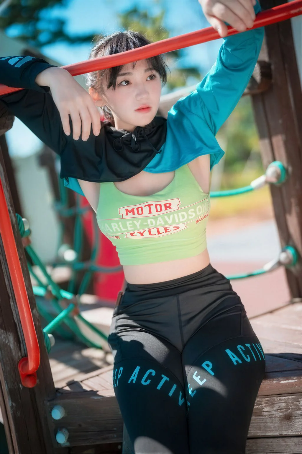 [DJAWA Photo] HENDOONG (혠둥이) Loose and Tight Jade Blue 50P 第24张（HENDOONG (혠둥이)）